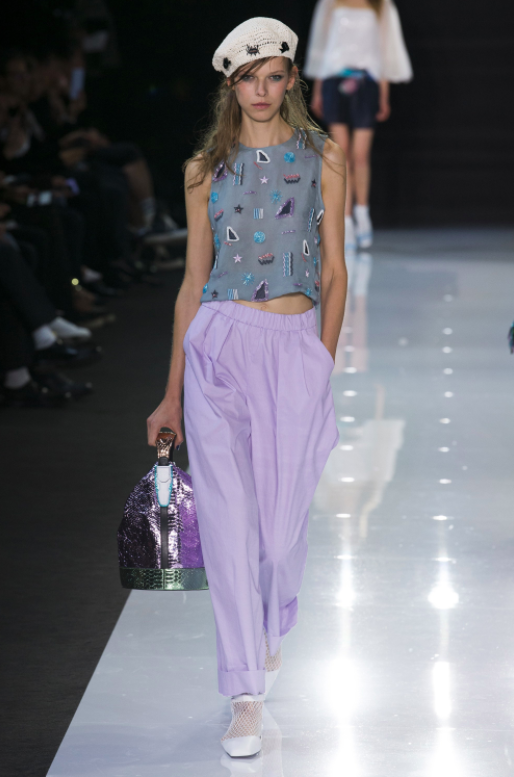 Why We Can All Be Princesses in Pastels : Emporio Armani/Vogue