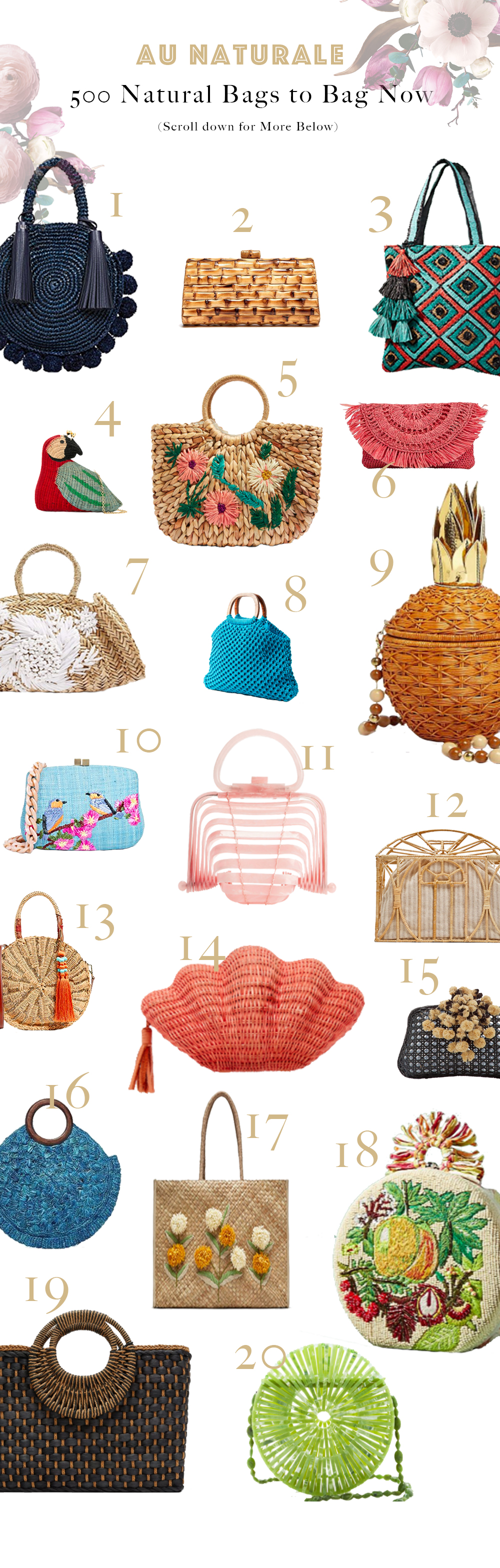 The Shopping List: The 500 Best Natural Bag Roundup
