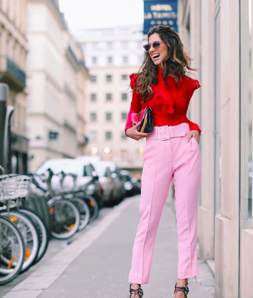 Spring Fling: How to Wear Pink & Red - Luiza Sobral