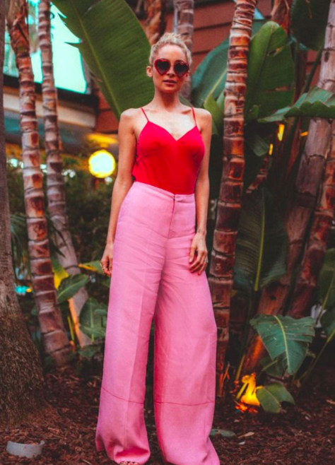 Spring Fling: How to Wear Pink & Red - Nicole Richie