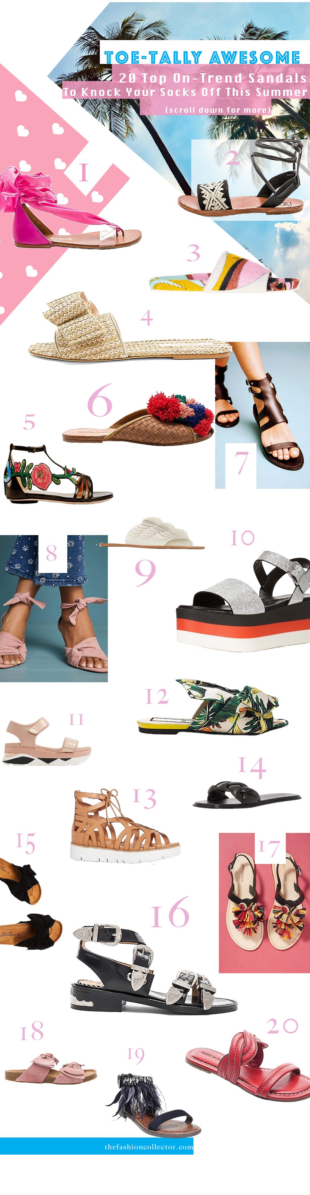 Top 20 Trending Summer Sandals