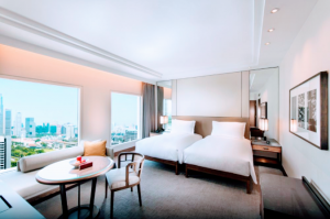 Hotel room at the Conrad Centennial Singapore
