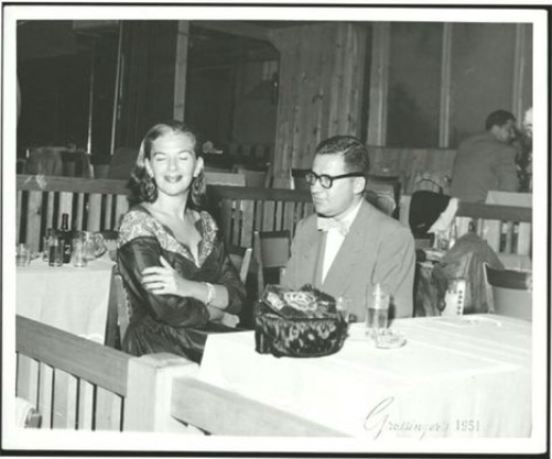 Old Photo of Iris and Her Husband Carl