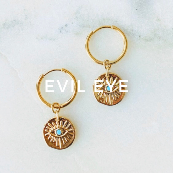 Shop the Evil Eye Jewelry Earring Collection by Aurelia + Icarus Jewelry presented by The Fashion Collector