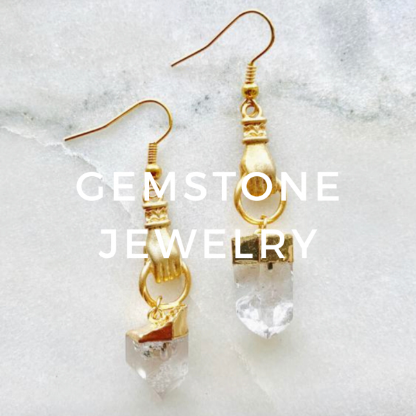 Shop the Gemstone Jewelry Earrings Collection by Aurelia + Icarus Jewelry presented by The Fashion Collector